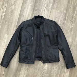 Bernardo Authentic Leather Moto Jacket